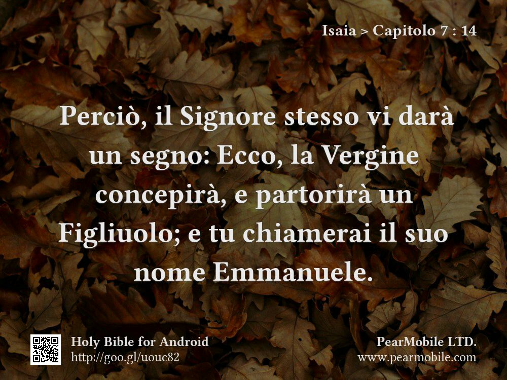 Isaia, Capitolo 7:14